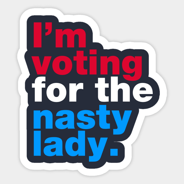Nasty Lady Sticker by fishbiscuit